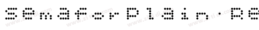 SemaforPlain Regular字体转换